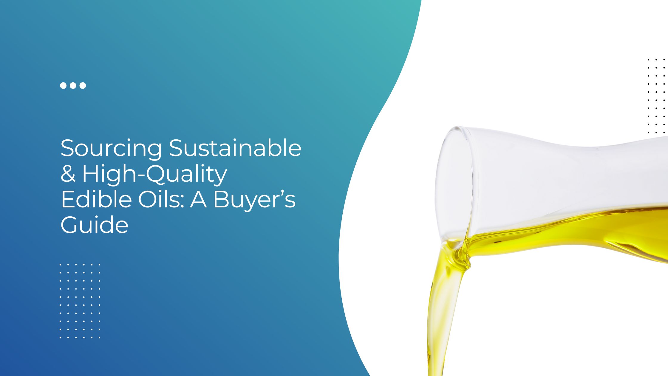 edible oil procurement